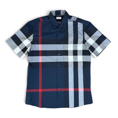The Burberry Check in Navy.

#burberry